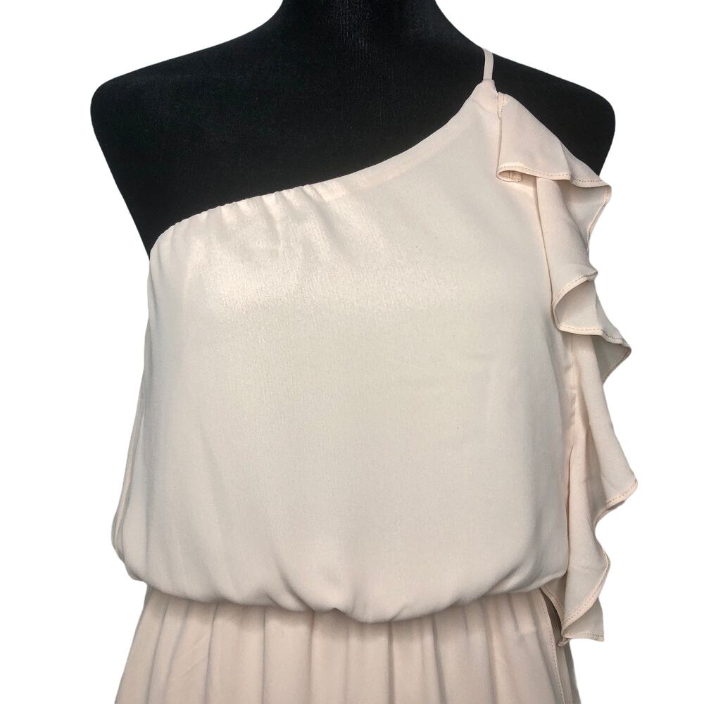 Everly One Shoulder Ruffle Dress - Size Small - Picture 3 of 11
